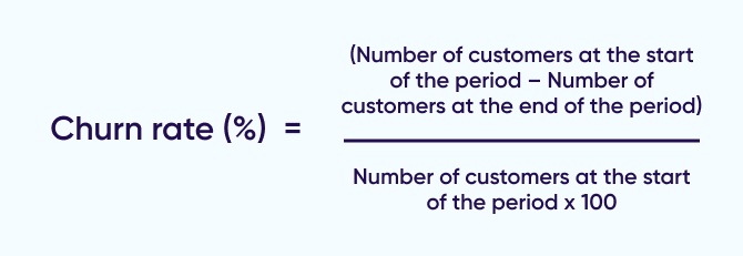 How to calculate churn rate